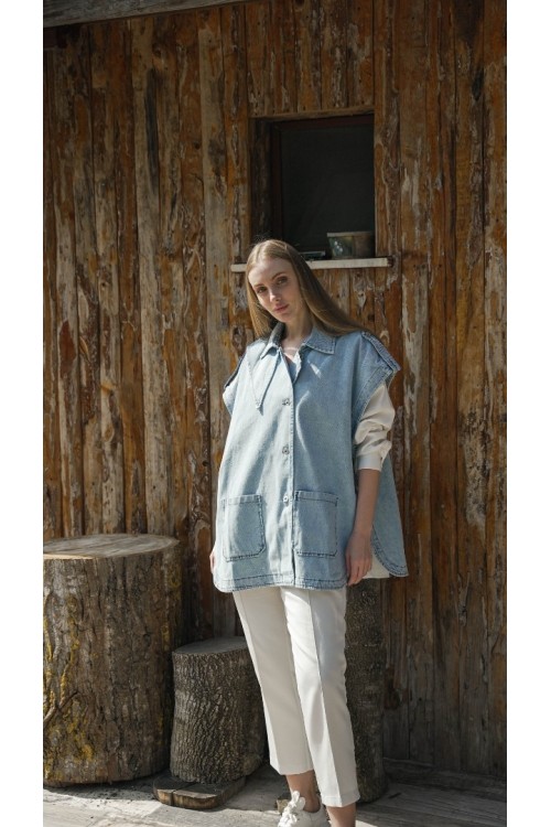 Denim Yelek KZ04-6935