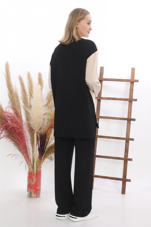 Taş İşlemeli Tunik Pantolonlu İkili Takım KZ04-5011