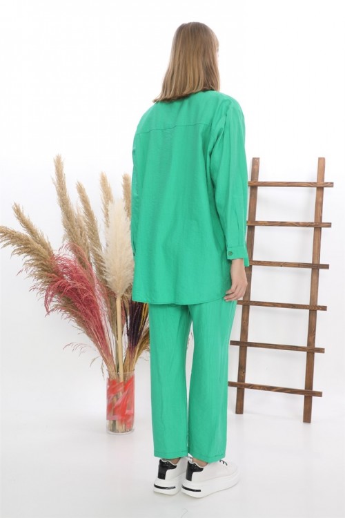  Cebi Taş İşlemeli Tunik İkili Takım KZ04-4232-Y