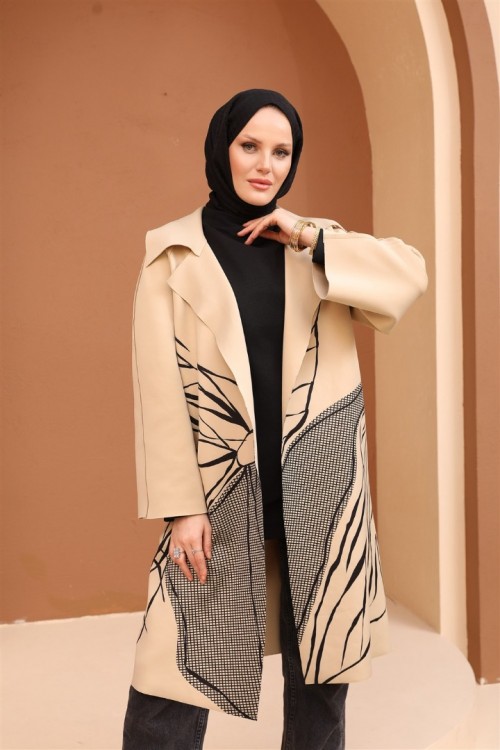 Çiçek Baskılı Giy Çık-Kap KZ3-8001