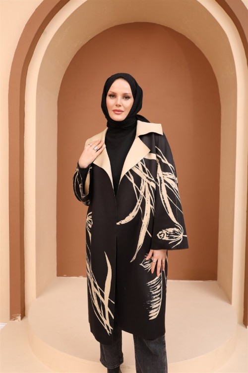 Çiçek Baskılı Giy Çık-Kap KZ3-8002