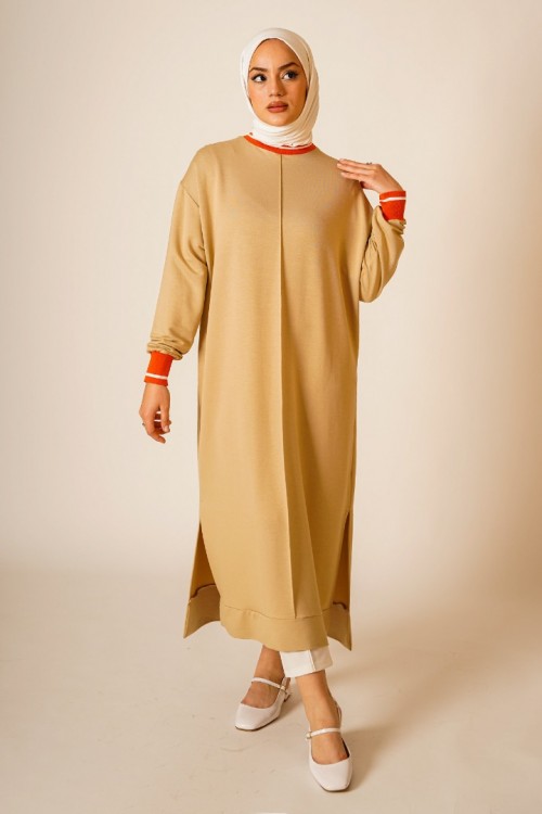 Bisiklet Yaka Uzun Tunik KZ3-3001-K