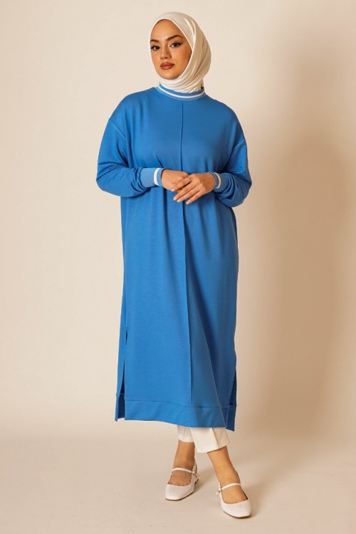 Bisiklet Yaka Uzun Tunik KZ3-3001-I