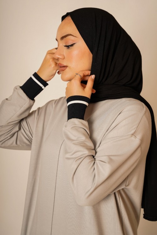 Bisiklet Yaka Uzun Tunik KZ3-3001-G